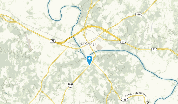 La Grange, Texas Map