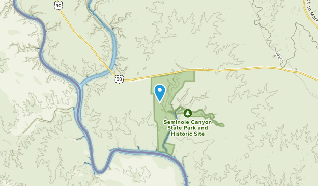 Langtry, Texas Map