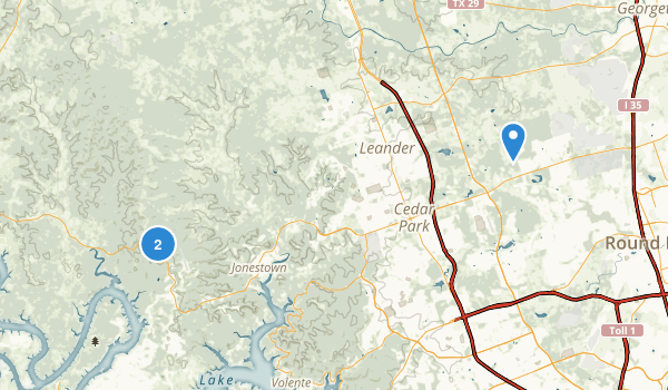 Leander, Texas Map