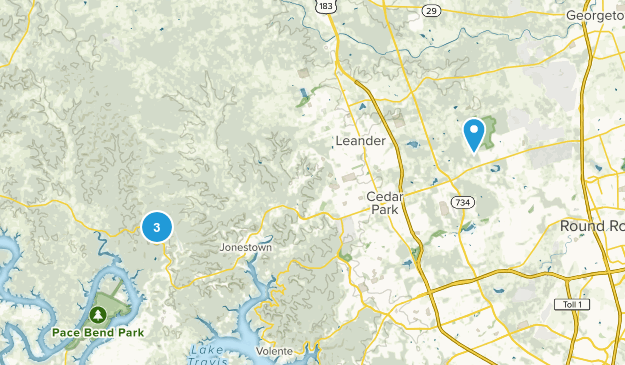 Leander, Texas Map