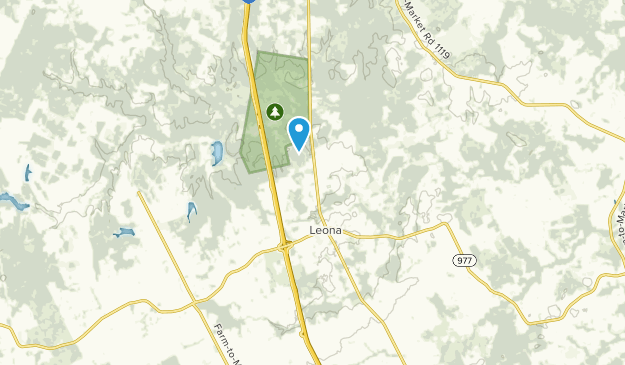 Leona, Texas Map