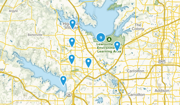 Lewisville, Texas Map