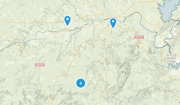 Llano, Texas Map
