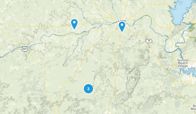 Llano, Texas Map