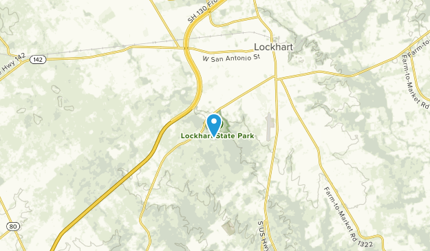 Lockhart, Texas Map