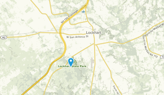 Lockhart, Texas Map
