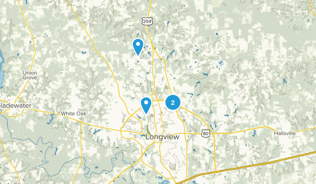 Longview, Texas Map