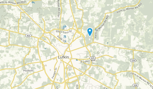Lufkin, Texas Map