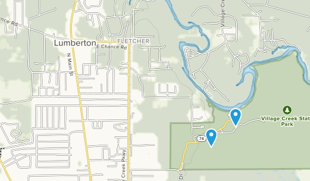 Lumberton, Texas Map