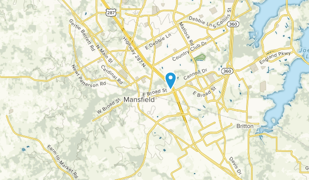 Mansfield, Texas Map