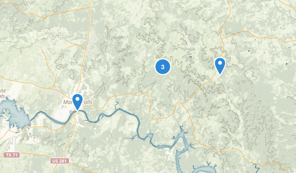 Marble Falls, Texas Map