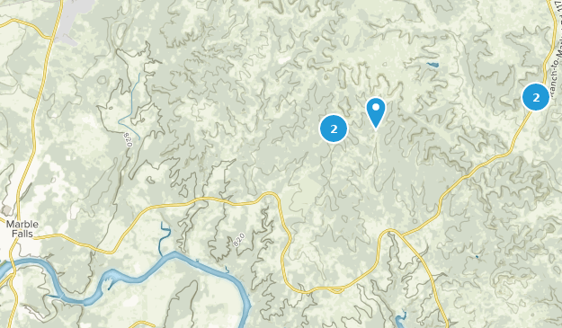 Marble Falls, Texas Map