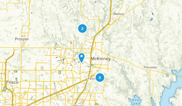 McKinney, Texas Map