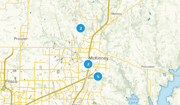 McKinney, Texas Map