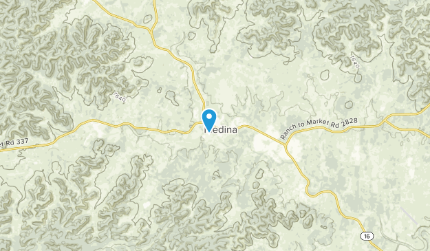 Medina, Texas Map