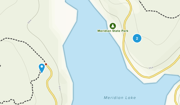 Meridian, Texas Map