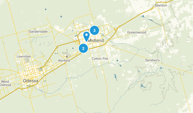 Midland, Texas Map