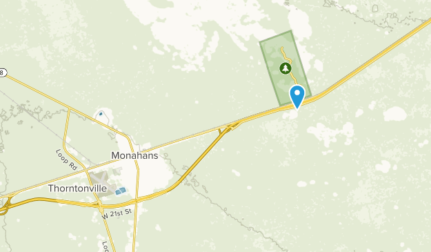 Monahans, Texas Map