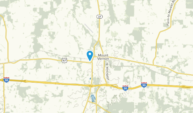 Mount Vernon, Texas Map