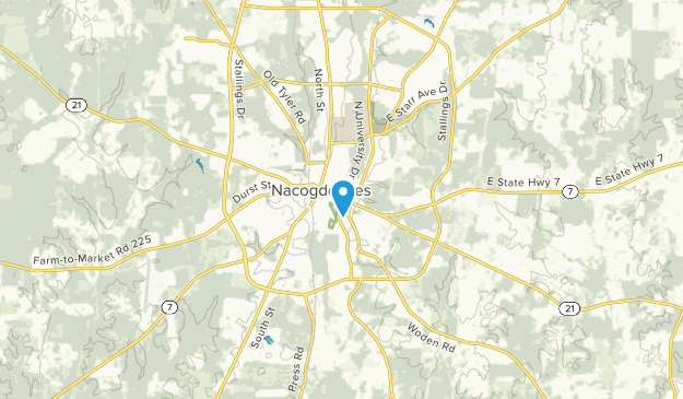 Nacogdoches, Texas Map