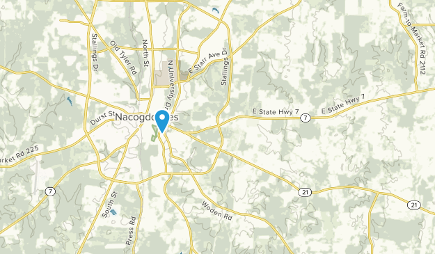 Nacogdoches, Texas Map