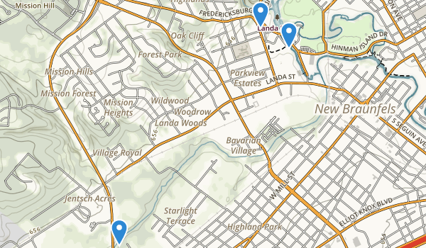 New Braunfels, Texas Map