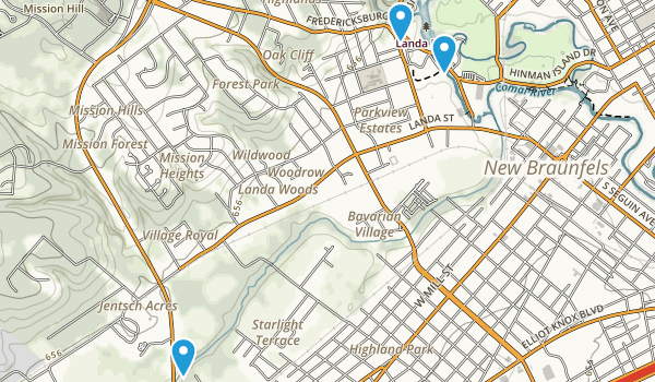 New Braunfels, Texas Map