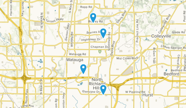 North Richland Hills, Texas Map