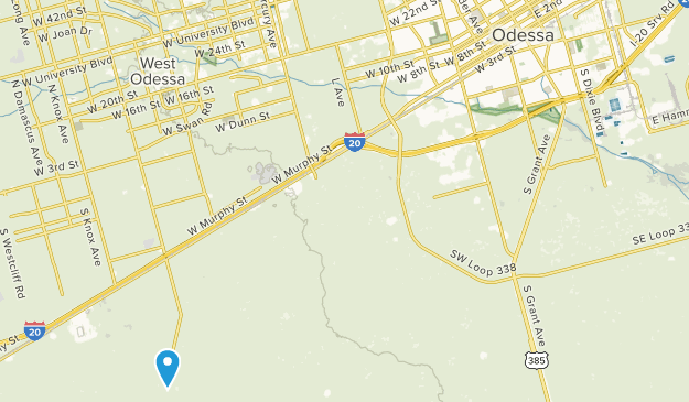 Odessa, Texas Map