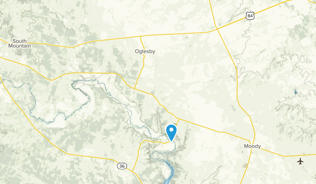 Oglesby, Texas Map