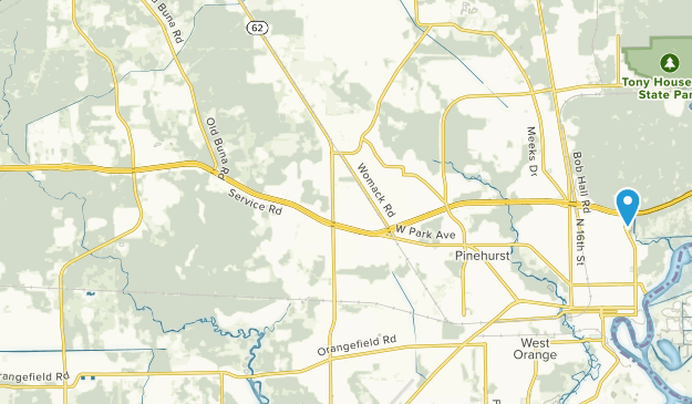 Orange, Texas Map