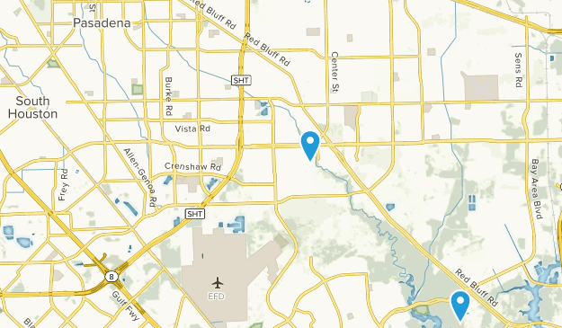 Pasadena, Texas Map