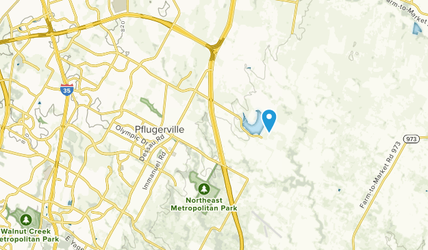 Pflugerville, Texas Map