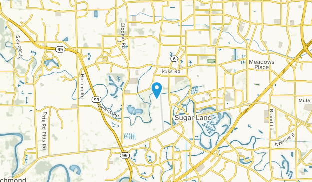 Pheasant Creek, Texas Map
