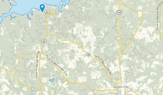 Queen City, Texas Map