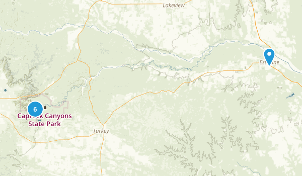 Quitaque, Texas Map