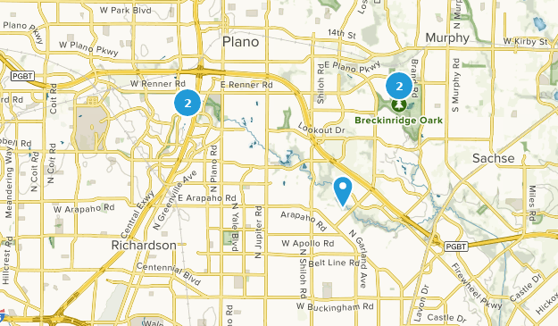 Richardson, Texas Map