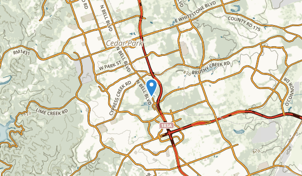 Round Rock, Texas Map