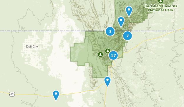 Salt Flat, Texas Map