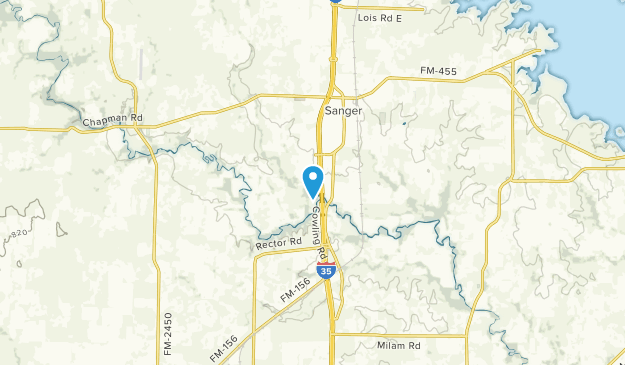 Sanger, Texas Map