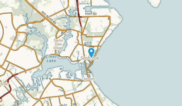 Seabrook, Texas Map