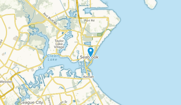 Seabrook, Texas Map