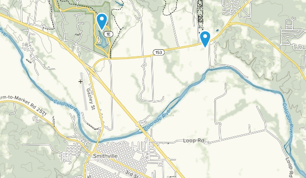 Smithville, Texas Map