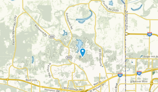 Texarkana, Texas Map