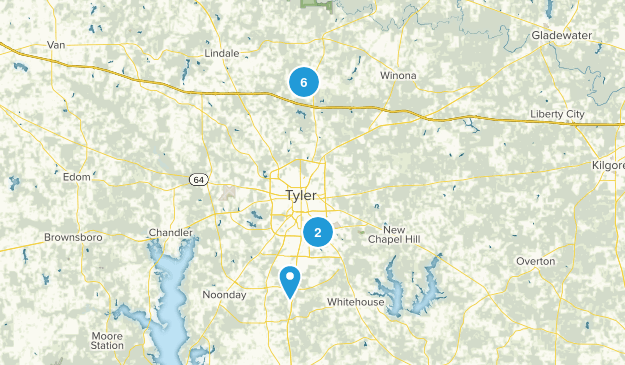 Tyler, Texas Map