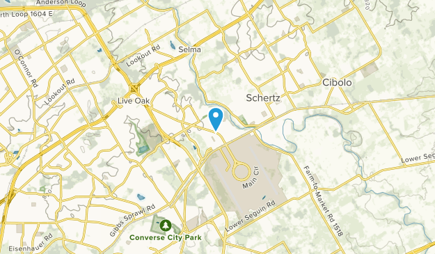 Universal City, Texas Map