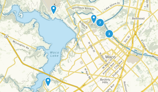 Waco, Texas Map