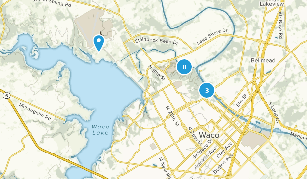 Waco, Texas Map