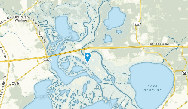 Wallisville, Texas Map