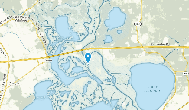 Wallisville, Texas Map